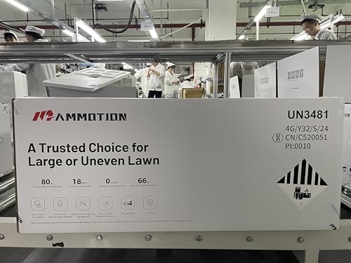 MAMMOTION LUBA 2 AWD 5000 Mähroboter ohne Begrenzungskabel für Rasenflächen bis 5000 m², Rasenmäher Roboter 3D Vision+RTK Fusion-Mapping, 80% Steigung, Schnitthöhe 25-70mm, Schnittbreite 40cm