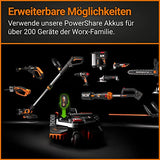 WORX Landroid Vision M600 Mähroboter WR206E.1 für Gärten bis 600m² - intelligenter Mähroboter ohne Begrenzungskabel – WLAN & Bluetooth – aktive Hindernisvermeidung mit KI-Technologie – APP Steuerung