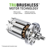 Greenworks Pro 60V 51cm Brushless Nascower Kabellos Schnitthöhe 25-85mm Klappgriff Vertikale Lagerung mit 60 Liter Beutel (mit Akku und 4Ah Ladegerät)