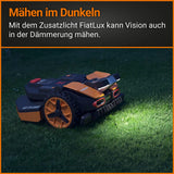 WORX Landroid Vision M600 Mähroboter WR206E.1 für Gärten bis 600m² - intelligenter Mähroboter ohne Begrenzungskabel – WLAN & Bluetooth – aktive Hindernisvermeidung mit KI-Technologie – APP Steuerung